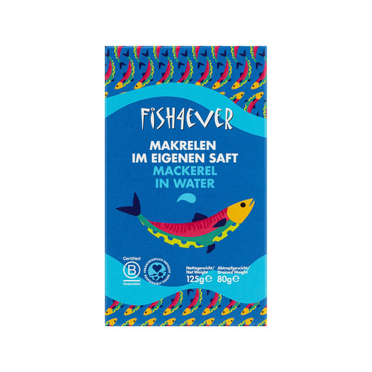 DrogerieMarkt24 - DrogerieMarkt24 Fish4Ever Makrelenfilets naturell, Wildfang/-sammlung 125ml - DrogerieMarkt24