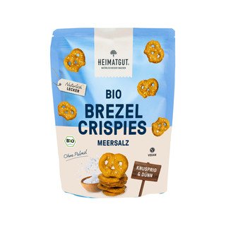 HEIMATGUT Brezel Crispies Meersalz, EU Bio 80 g