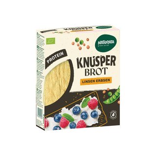 NATURATA Knusperbrot Linsen Erbsen, EU Bio 100 g