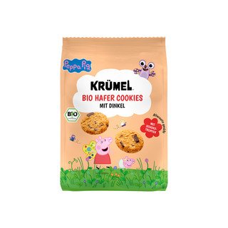 KRÜMEL Hafer Cookies, Peppa Pig, EU Bio 50g