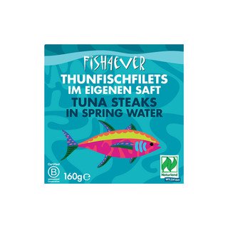 Fish4Ever Thunfischfilets naturell, Naturland 160g