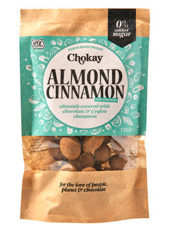 CHOKAY Almond Cinnamon Zartbitter Bites 85g