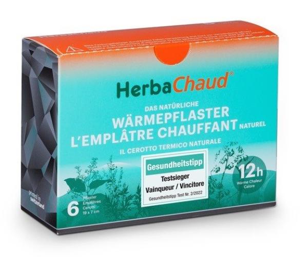 HERBACHAUD Wärmepflaster 19x7cm 6 Stk