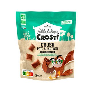 Favrichon Crosti Crush Kakao Haselnuss, EU Bio 375g