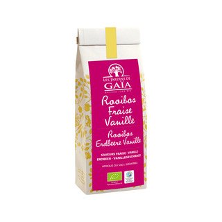 Les Jardins de Gaïa Rooibos Erdbeere Vanielle, Kräutertee, EU Bio/FLO-Fairtrade 100g