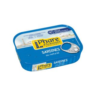 Phare d'Eckmühl Sardinen naturell, ohne Zertifizierung 135ml