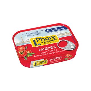 Phare d'Eckmühl Sardinen in Bio-Tomatensauce und Olivenöl, ohne Zertifizierung 135ml