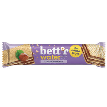 BETT'R Waffel Kakao Haselnuss ohne Zuckerzusatz 30g