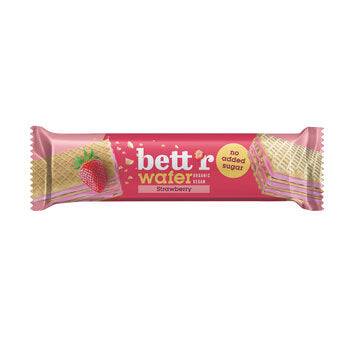 BETT'R Waffel Erdbeere ohne Zuckerzusatz 30g