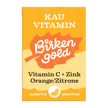 BIRKENGOLD Kaugummi Vitamin C + Zink Birkengold 28g