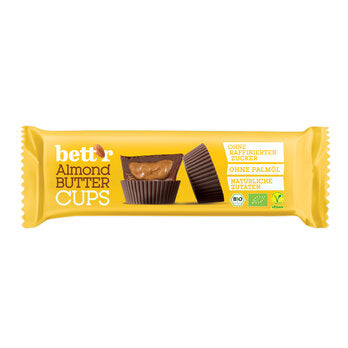 BETT'R Almond Butter Cups 3x13g