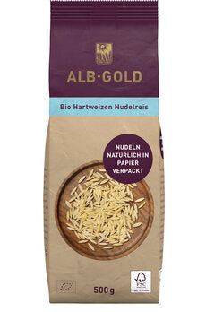 ALBGOLD Nudelreis Hartweizen Risoni 500g