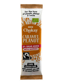 CHOKAY Peanut Caramel Zartbitter Riegel 30g