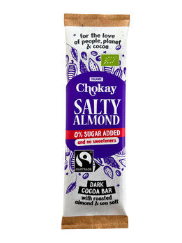 CHOKAY Salty Almond Zartbitter Riegel 30g