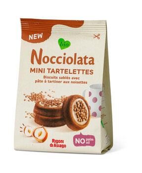 RIGONI DI ASIAGO Nocciolata Mini Tartelettes Bianca - Kakao 250g