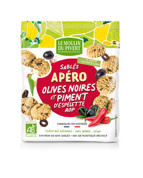 LE MOULIN DU PIVERT Kekse Oliven Paprika 100g