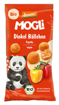 MOGLI Dinkel Bällchen Paprika demeter 40g