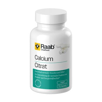RAAB VITALFOOD Calciumcitrat 75 Kapseln à 820mg 75Stk