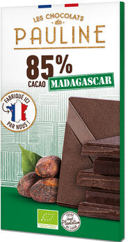 LES CHOCOLATS DE PAULINE Dark Chocolate 85% 80g