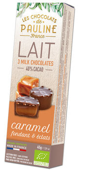 LES CHOCOLATS DE PAULINE Caramel Bites Milk Chocolate 45g