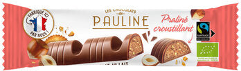 LES CHOCOLATS DE PAULINE Milk Chocolate Bar Praline 30g