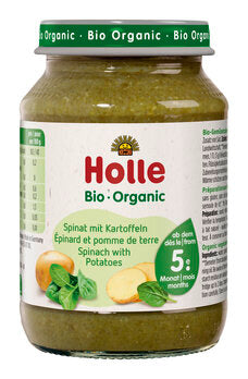 HOLLE Spinat mit Kartoffeln 190g
