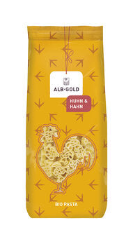 ALBGOLD Motivnudeln Huhn & Hahn Pasta 250g