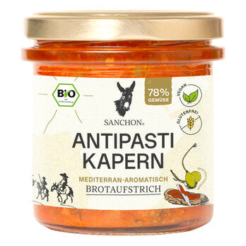 SANCHON Brotaufstrich Antipasti Kapern 150g
