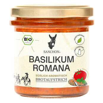 SANCHON Brotaufstrich Basilikum Romana 150g