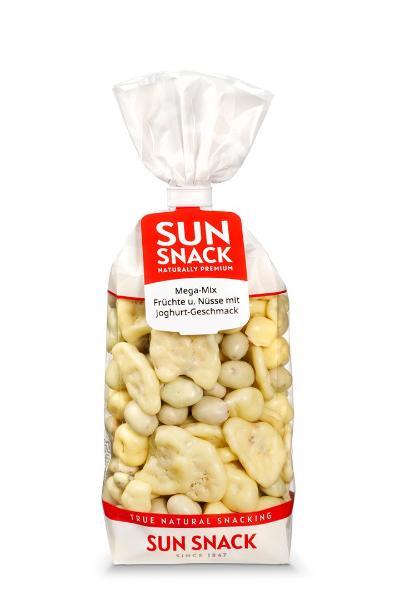 SUN SNACK Mega Mix Früchte+Nüsse m Jogh Btl 300 g