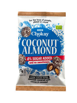 CHOKAY Coconut Almond Zartbitter Bites 85g