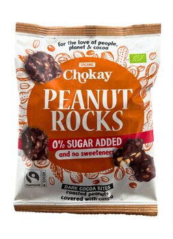 CHOKAY Peanut Rocks Zartbitter 85g