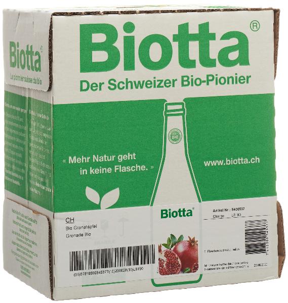 BIOTTA Granatapfel Bio 6 Fl 5 dl