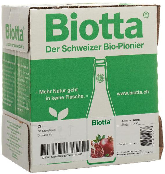 BIOTTA Granatapfel Bio 6 Fl 5 dl