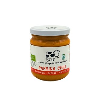 La vache qui regarde passer les trains Aufstrich mit Paprika & Chili, 180g