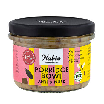 NABIO Porridge Bowl Apfel Nuss 180g