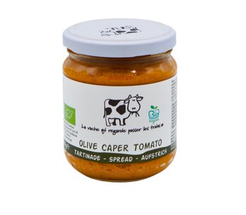 La vache qui regarde passer les trains Aufstrich mit Olive & Kapern & Tomate, 180g