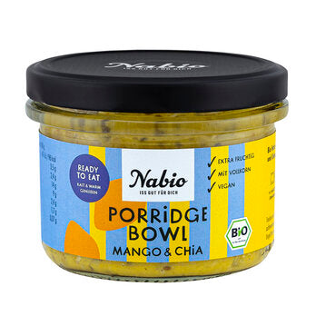 NABIO Porridge Bowl Mango Chia 180g