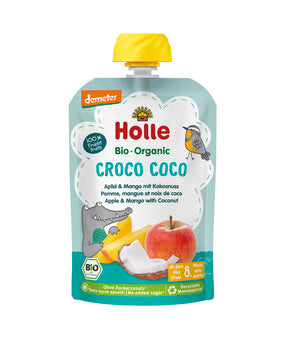 HOLLE Pouchy Croco Coco demeter ab 8. Monat 100g
