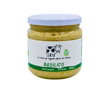 La vache qui regarde passer les trains Aufstrich mit Basilikum, 180g