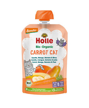 HOLLE Pouchy Carrot Cat demeter ab 6. Monat 100g