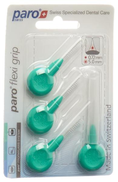 PARO Flexi Grip 5mm mittel grÃ¼n zylindrisch 4 Stk