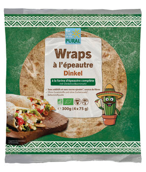 Pural Wraps mit Dinkel Vollkorn, 4x75g