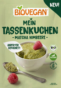 BIOVEGAN Mein Tassenkuchen Matcha Himbeere 55g