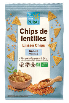 Pural Linsen Chips Meersalz, 50g