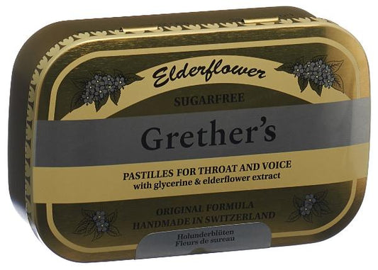 GRETHERS Elderflower Past o Z Ds 110 g