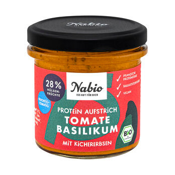Nabio Proteinaufstrich Tomate Basilic, 135g
