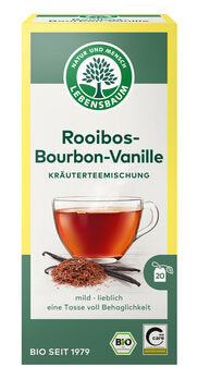 Lebensbaum Rooibos-Bourbon-Vanille Tee, 20x1,5g