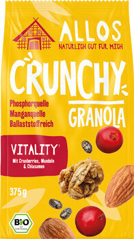Allos Crunchy Granola Vitality, 375g