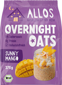 Allos Overnight Oats Sunny Mango, 375g